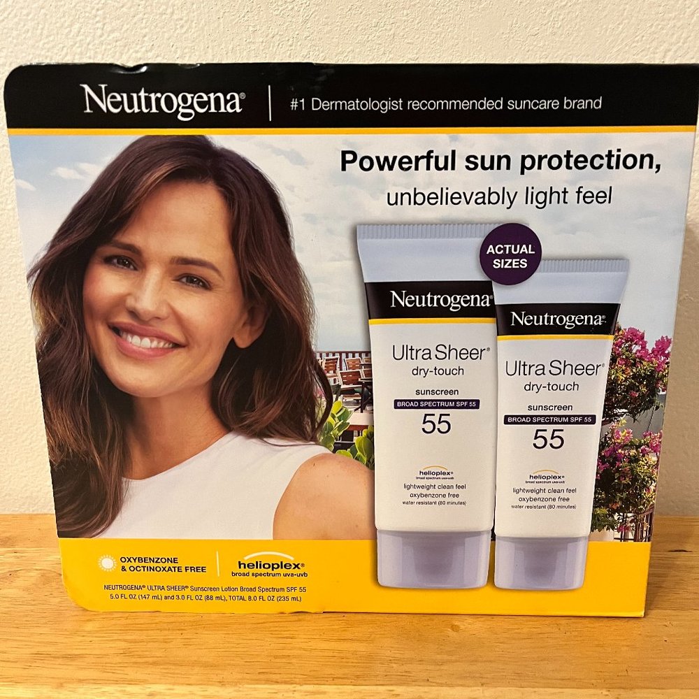 Neutrogena Ultra Sheer Dry-Touch Sunscreen Lotion SPF 55 - New and Sealed Box